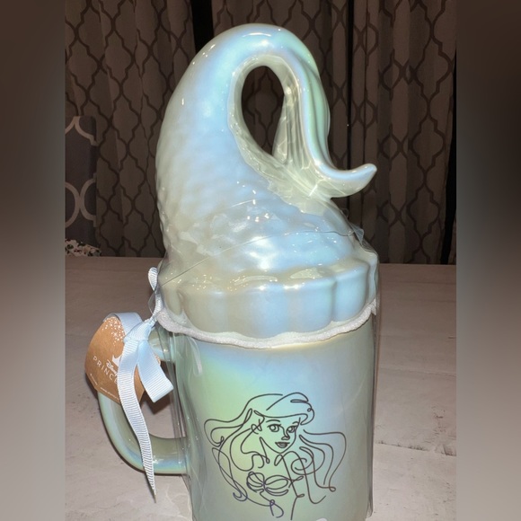 Disney Rae Dunn Little Mermaid Ariel Coffee Mug Cup - Picture 2 of 2